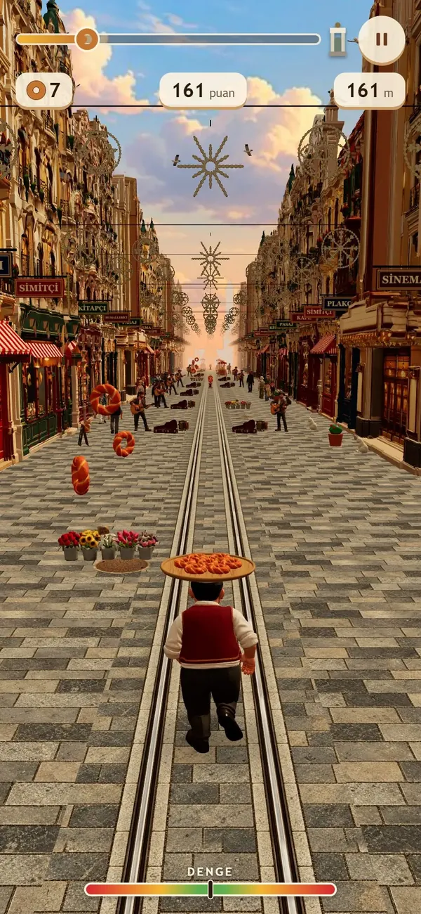 İstiklal Caddesi: tramvay rayları, sokak müzisyenleri ve kalabalık